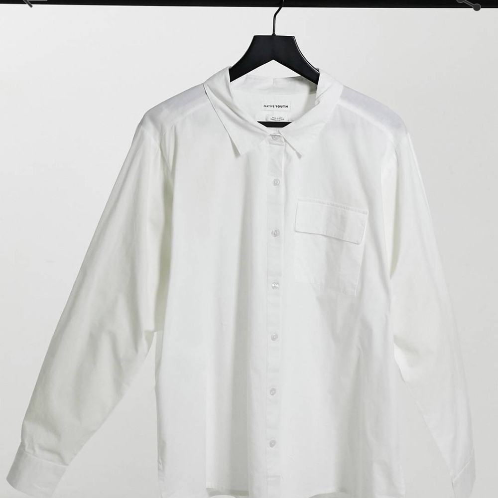 NWT Great basic white button down